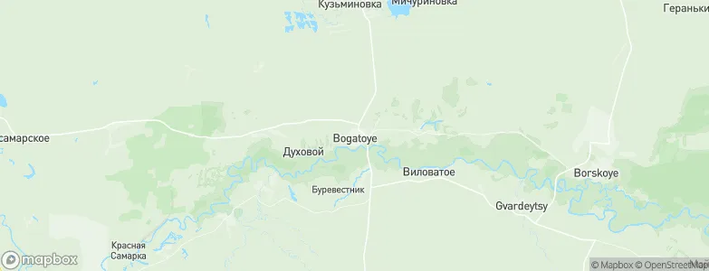 Bogatoye, Russia Map