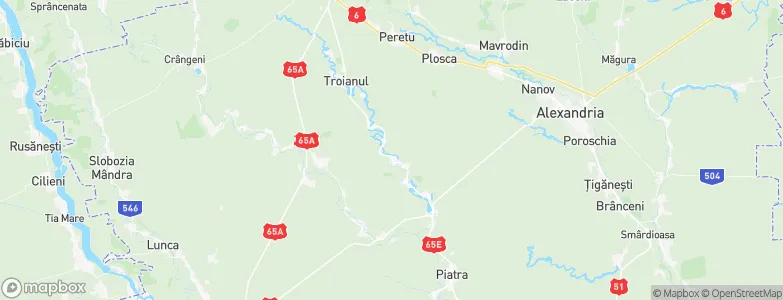 Bogdana, Romania Map