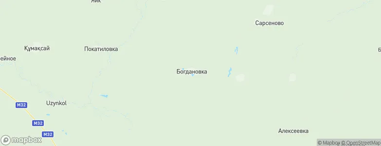 Bogdanovka, Kazakhstan Map