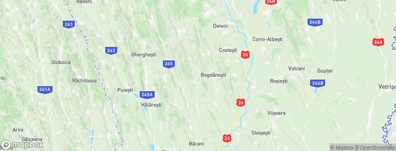 Bogdăniţa, Romania Map
