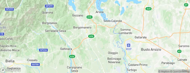 Bogogno, Italy Map