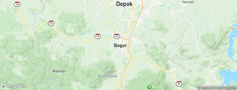 Bogor, Indonesia Map