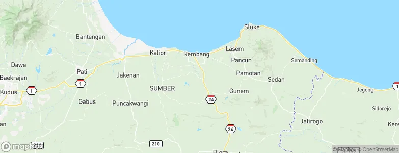Bogorame, Indonesia Map
