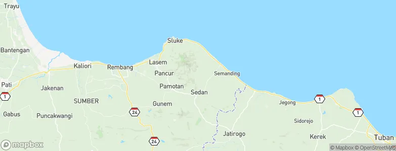 Bogorejo, Indonesia Map