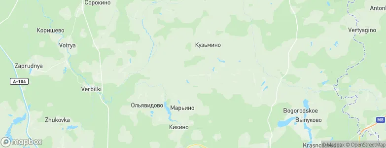 Bogorodskoye, Russia Map