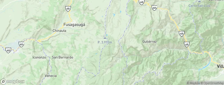 Bogota D.C., Colombia Map