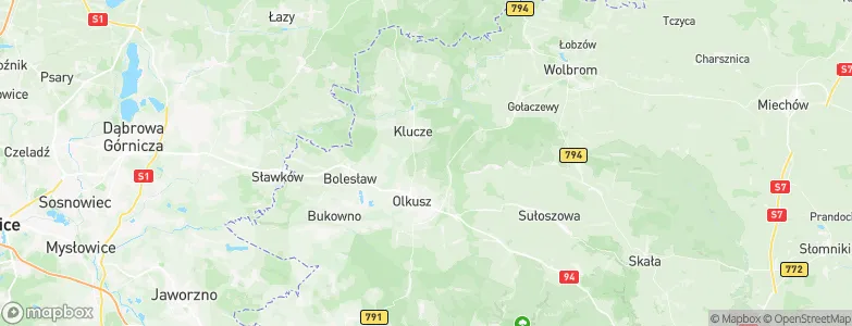 Bogucin Mały, Poland Map