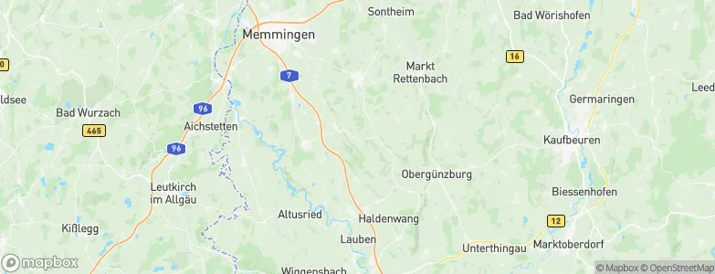 Böhen, Germany Map