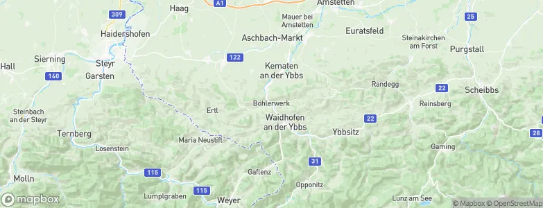 Böhlerwerk, Austria Map