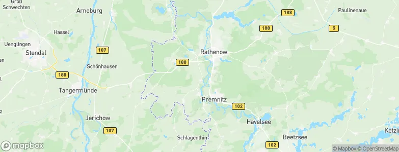 Böhne, Germany Map