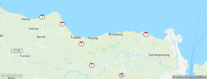 Boho, Indonesia Map