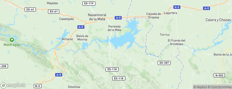 Bohonal de Ibor, Spain Map