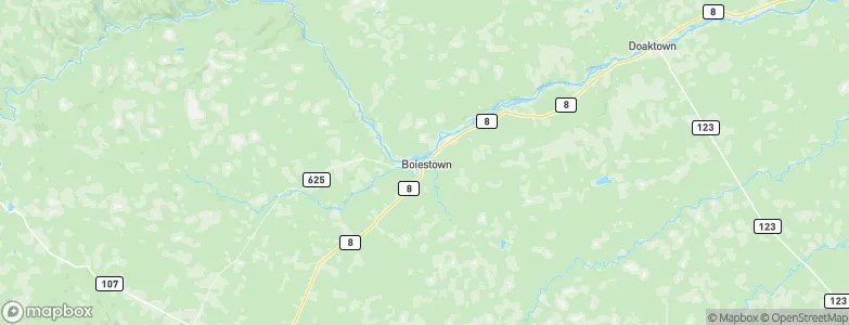 Boiestown, Canada Map