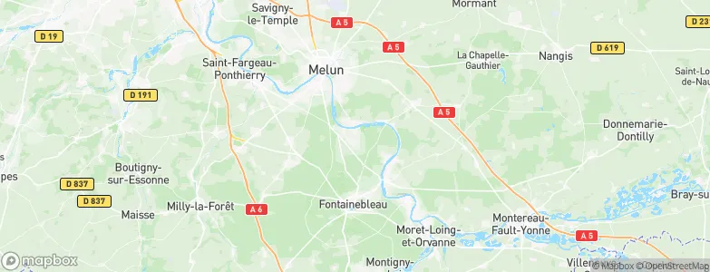 Bois-le-Roi, France Map