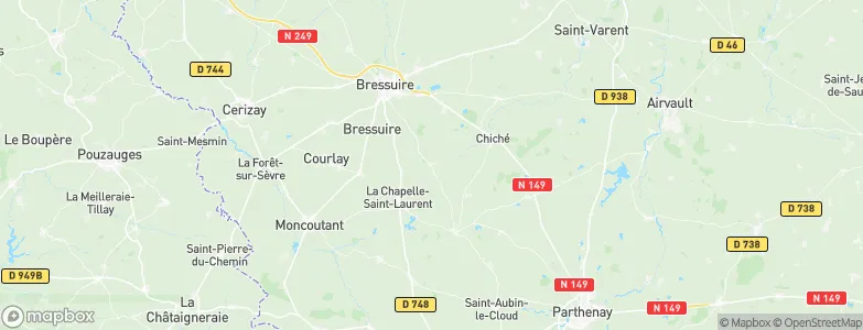 Boismé, France Map