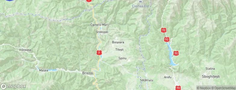 Boişoara, Romania Map