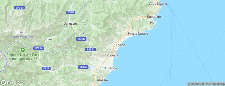 Boissano, Italy Map