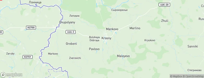 Bol’she-Dobraya, Russia Map