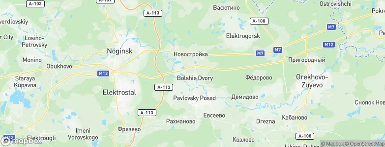 Bol’shiye Dvory, Russia Map