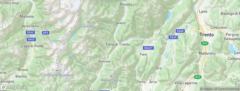 Bolbeno, Italy Map