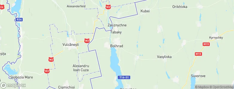 Bolhrad, Ukraine Map