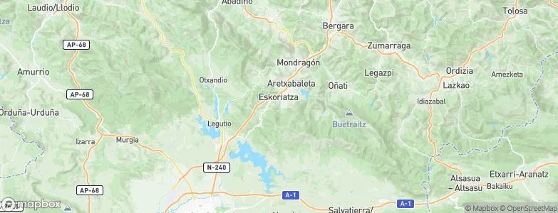 Bolibar-Ugazua, Spain Map