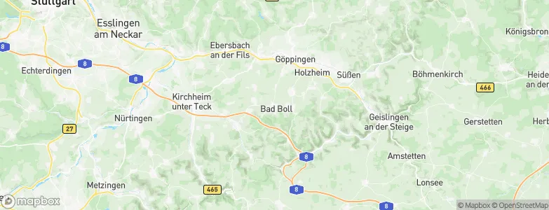 Boll, Germany Map