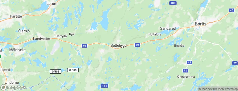 Bollebygd, Sweden Map