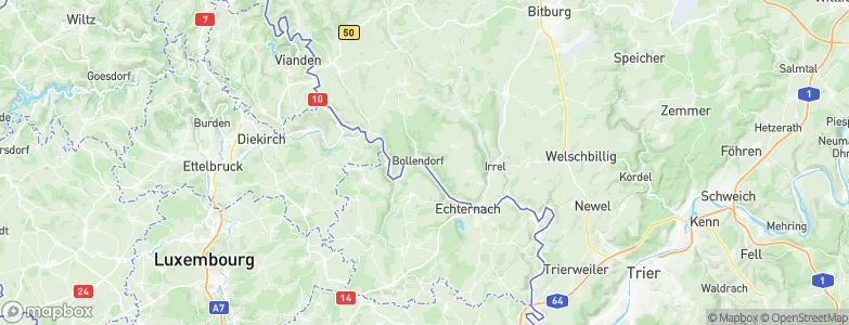 Bollendorf, Germany Map