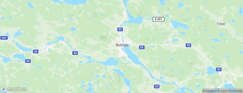 Bollnäs, Sweden Map