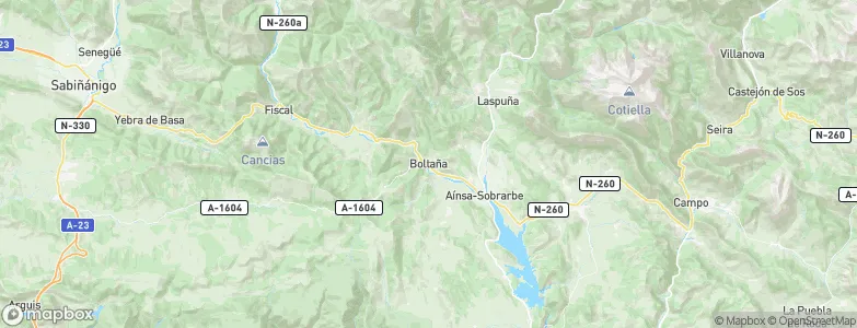 Boltaña, Spain Map
