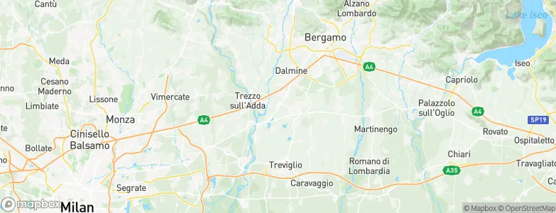 Boltiere, Italy Map