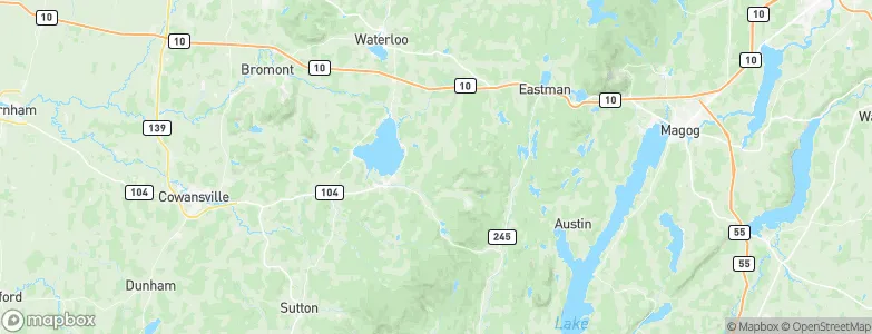 Bolton-Ouest, Canada Map