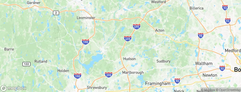 Bolton, United States Map