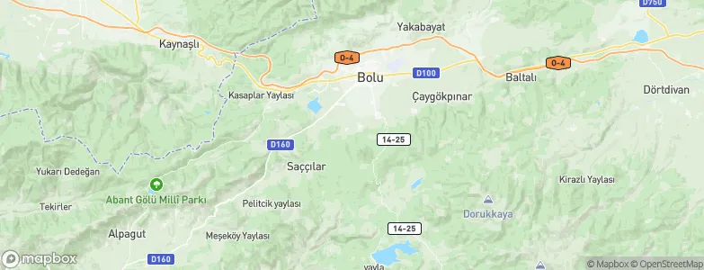 Bolu Province, Turkey Map