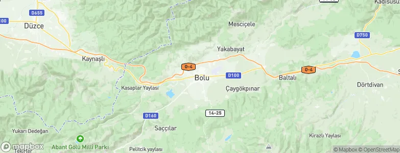 Bolu, Turkey Map