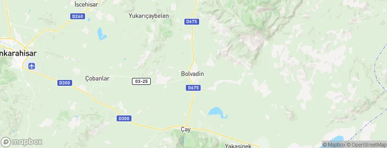 Bolvadin, Turkey Map