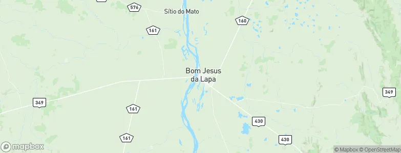 Bom Jesus da Lapa, Brazil Map