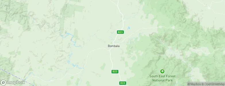Bombala, Australia Map