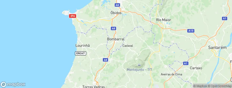 Bombarral, Portugal Map