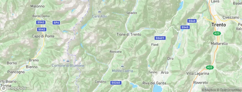Bondo, Italy Map
