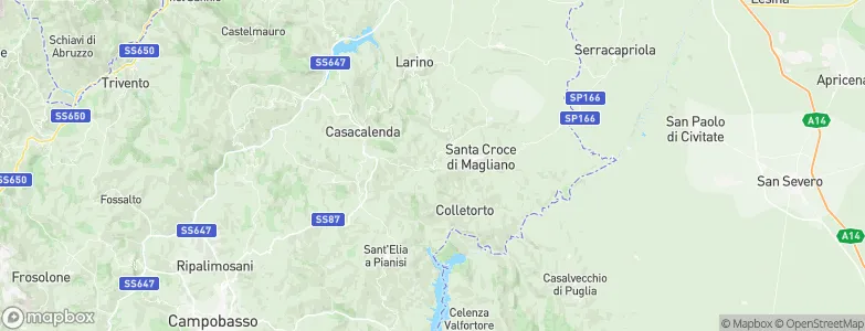 Bonefro, Italy Map