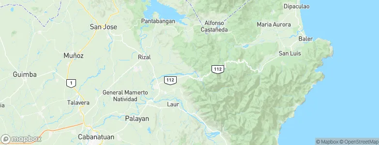 Bongabon, Philippines Map
