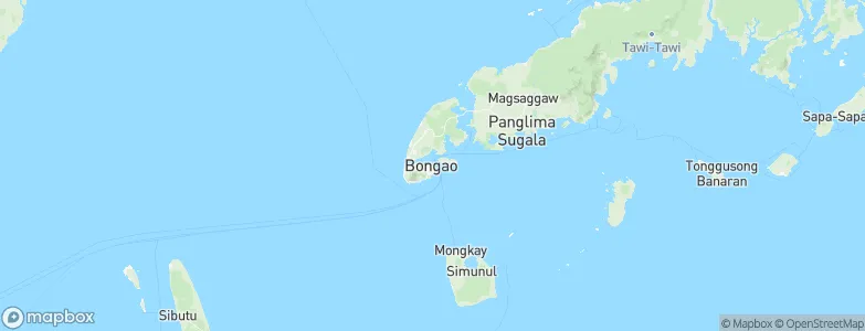 Bongao, Philippines Map