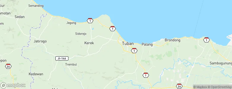 Bonggol Satu, Indonesia Map
