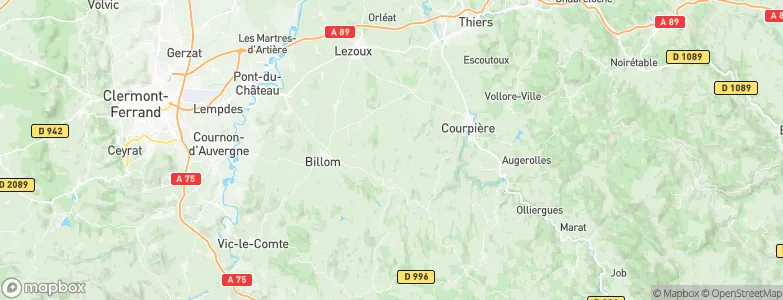 Bongheat, France Map