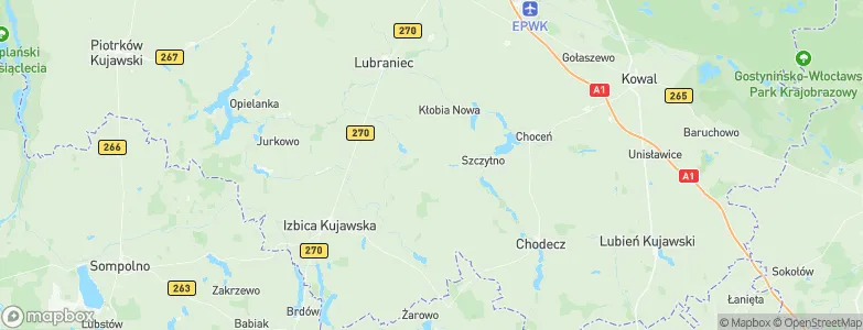 Boniewo, Poland Map