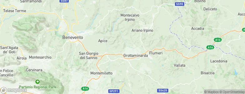 Bonito, Italy Map