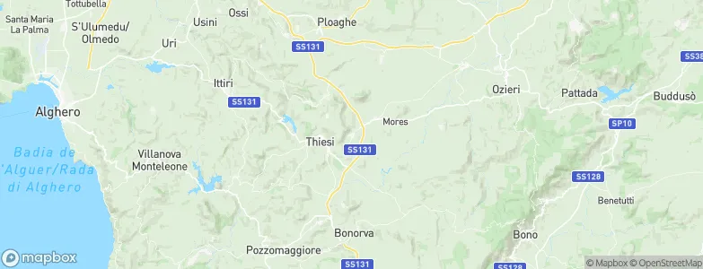 Bonnanaro, Italy Map