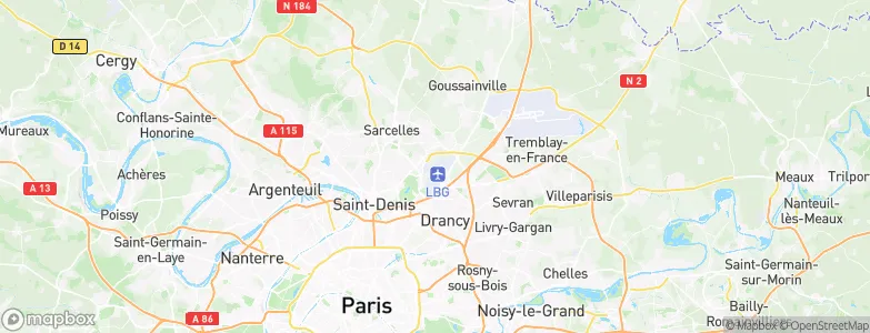 Bonneuil-en-France, France Map